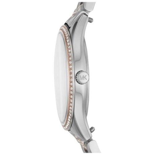 Michael Kors Ladies Lauryn Two-tone/Mother-of-Pearl Watch - MK4366 - Image 2